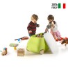 Van opbevaring legetøj børn plast legetøjskasse med hjul stue værelset 