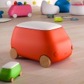 Van opbevaring legetøj børn plast legetøjskasse med hjul stue værelset Kampagne