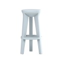 Frozen S1-R design høj barstole uden ryglæn plastik til køkkenø køkken Mål