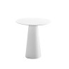 Fura T1-DR lille rundt spisebord hvidt sort design cafe bord udendørs Egenskaber