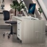 Regular 150 lille smalt design skrivebord træ til gamer kontor studie Valgfri