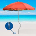 Aeolus GiraFacile 220cm stor strand parasol med UV-beskyttelse og tilt Pris