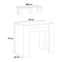Basic Noix valnød spisebord med udtræk 90x48-308 cm træ konsolbord Mængderabat