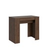 Basic Noix valnød spisebord med udtræk 90x48-308 cm træ konsolbord Tilbud