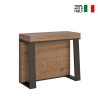 Asia Oak egetræ spisebord med udtræk 90x40-288 cm træ konsolbord Tilbud