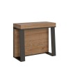 Asia Oak egetræ spisebord med udtræk 90x40-288 cm træ konsolbord Udsalg