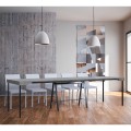 Banco Concrete betongrå spisebord med udtræk 90x40-300 cm konsolbord Kampagne