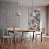 Banco Fir grantræ spisebord med udtræk 90x40-300 cm træ konsolbord Udsalg