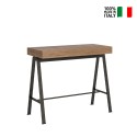 Banco Premium Oak egetræ spisebord med udtræk 90x40-300 cm konsolbord På Tilbud