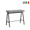 Banco Premium Concrete grå spisebord med udtræk 90x40-300cm konsolbord På Tilbud