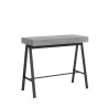 Banco Premium Concrete grå spisebord med udtræk 90x40-300cm konsolbord Tilbud