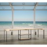Camelia Nature spisebord med udtræk grantræ 90x40-290 cm konsolbord Udvalg