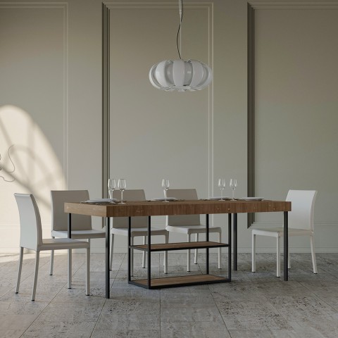 Plano Premium Fir grantræ spisebord med udtræk 90x40-300 cm konsolbord