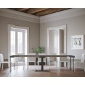 Capital Concrete grå spisebord med udtræk 90x40-300 cm træ konsolbord Udsalg