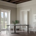 Capital Concrete grå spisebord med udtræk 90x40-300 cm træ konsolbord Rabatter