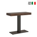 Capital Noix valnød spisebord med udtræk 90x40-300 cm træ konsolbord På Tilbud
