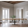 Capital Fir grantræ spisebord med udtræk 90x40-300 cm træ konsolbord Rabatter