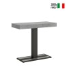 Capital Premium Concrete spisebord med udtræk 90x40-300 cm konsolbord På Tilbud