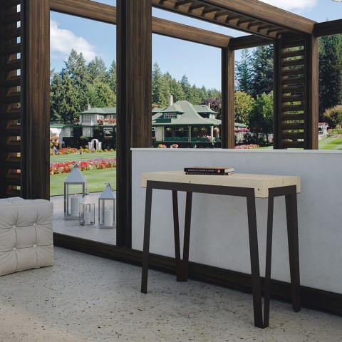 Dalia Small Premium Nature spisebord med udtræk 90x40-190cm konsolbord Kampagne