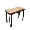 Dalia Small Nature grantræ spisebord med udtræk 90x40-190cm konsolbord Udsalg