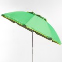 Corsica 180cm stor aluminiums strand parasol UV-behandlet vindresistent 
