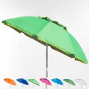 Corsica 180cm stor aluminiums strand parasol UV-behandlet vindresistent 