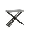 Diago Premium Concrete grå spisebord med udtræk 90x40-300cm konsolbord Tilbud
