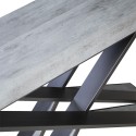 Diago Premium Concrete grå spisebord med udtræk 90x40-300cm konsolbord Udsalg