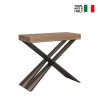 Diago Premium Oak egetræ spisebord med udtræk 90x40-300 cm konsolbord På Tilbud