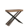 Diago Premium Oak egetræ spisebord med udtræk 90x40-300 cm konsolbord Tilbud
