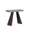 Diamante Small Premium Concrete spisebord med udtræk træ 90x40-196 cm Tilbud