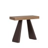 Diamante Oak egetræ spisebord med udtræk 90x40-300 cm træ konsolbord Tilbud