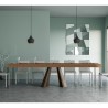 Diamante Premium Fir spisebord med udtræk 90x40-300 cm træ konsolbord Udsalg