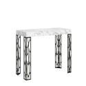 Ghibli Small Marble marmor spisebord med udtræk 90x40-196cm konsolbord Tilbud