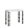 Ghibli Small Marble marmor spisebord med udtræk 90x40-196cm konsolbord Tilbud