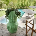 Threebù Pot Slide plantekrukker vase indendørs udendørs plast blomster 