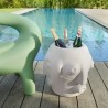Threebù Party rund isspand 45 cm til vin design totem farverig plastik 