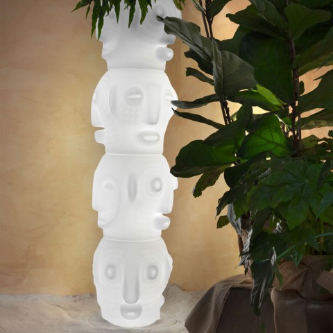 Threebù Pot Light plantekrukker vase indendørs lampe plast blomster