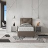 Appia S 80x190 cm seng lameller sengegavl kunstlæder betræk Køb