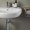 Geberit Selnova 65 cm håndvask til badeværelse 3 hanehuller væghængt På Tilbud