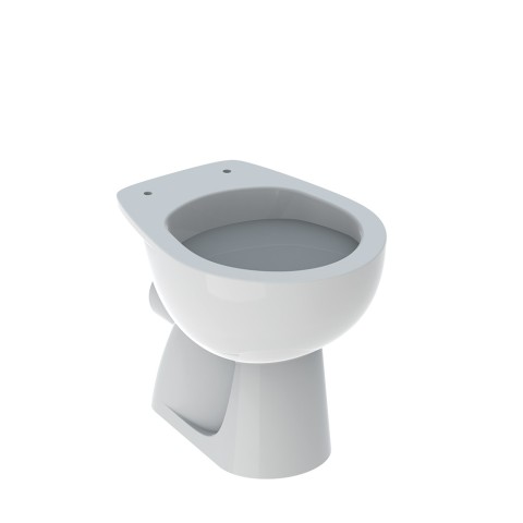Keramisk toilet gulvstående badeværelseskar vandret afløb Geberit Colibrì