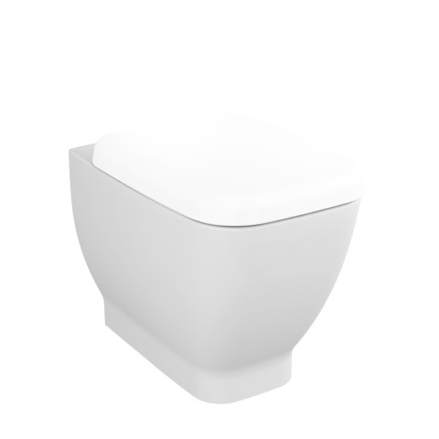 Tilbage til væg keramisk toilet skylles med vægafløb Shift VitrA