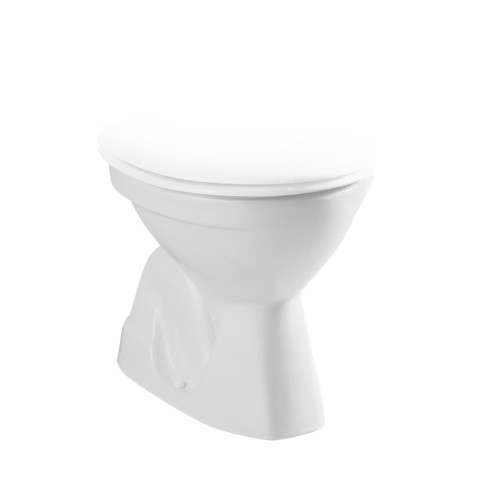 Gulvstående keramisk toiletkumme med sanitært gulvafløb Normus VitrA