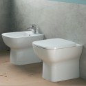 Toiletsæde til River Idrobic toilet hvid toiletbræt På Tilbud