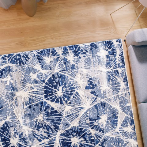 Moderne design tæppe til stuen Victory Sky Blue