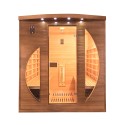Spectra 5 4 personer infrarød sauna saunaovn lysterapi 200x185x200 cm Tilbud