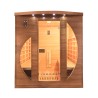 Spectra 5 4 personer infrarød sauna saunaovn lysterapi 200x185x200 cm Tilbud