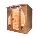 Spectra 5 4 personer infrarød sauna saunaovn lysterapi 200x185x200 cm Udsalg