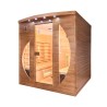 Spectra 5 4 personer infrarød sauna saunaovn lysterapi 200x185x200 cm Udsalg