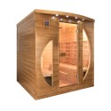 Spectra 5 4 personer infrarød sauna saunaovn lysterapi 200x185x200 cm Kampagne